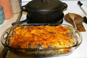 Venison breakfast bake