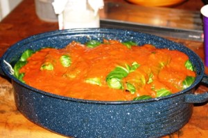 Stuffed cabbage complete small